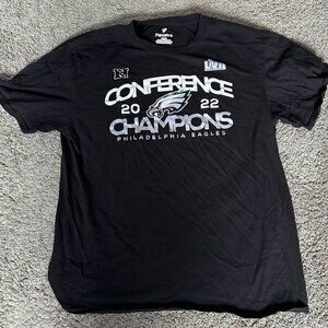 NFL Philadelphia Eagles Fanatics NFC Conference Champions 2022 T-Shirt – Adult L